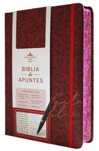 Cargar imagen en el visor de la galería, Biblia de apuntes (Vino tinto) (Reina-Valera 1960) (TD)
