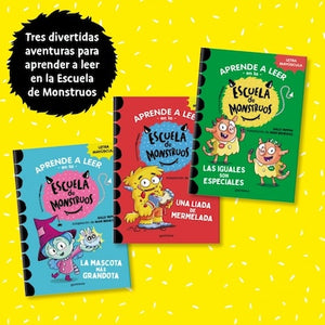 Estuche Aprender a leer en la Escuela de Monstruos (Libros 1-3)