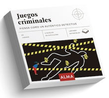 Cargar imagen en el visor de la galería, Juegos criminales: Piensa como un auténtico detective
