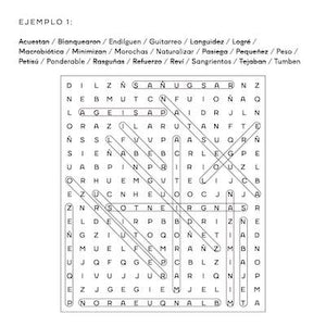 Sopas de letras para momentos de calma