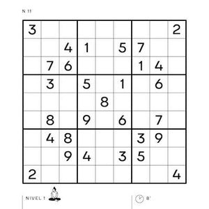 Sudoku nivel medio para disfrutar de la magia de los números