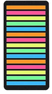 Separador: Pestañas adhesivas cortas (Post-it)