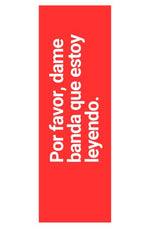 Separador: Por favor, dame banda que estoy leyendo