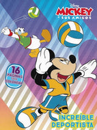 Mickey y sus amigos: Increíble deportista (Libro para colorear)