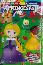 Miniset: Princesas (Libro para colorear, incluye rotuladores)