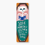 Separador: Sofá, manta y lectura hasta la sepultura